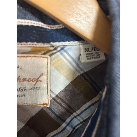 Weatherproof Denim Colored Long Sleeve Button Cotton Extra Large (XL) - Picture 5 of 6